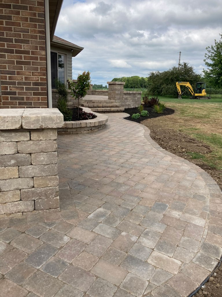 hardscaping design patios deck and pavers